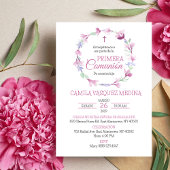 Feiern Sie die Erste Heilige Kommunion Ihres Mädch Einladung