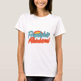 Feiern Sie die Farben der wahren Freundschaft" Reg T-Shirt
