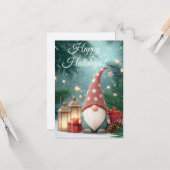 Feiern Sie die Feriensaison mit Gnome Karte (Vorderseite/Rückseite Beispiel)