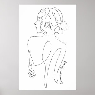 Feiern Sie die Frau in Ihnen - Verehren Sie Ihre F Poster