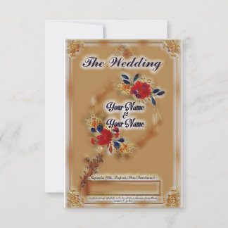 Feiern Sie die freudige Gewerkschaft mit unserem S Einladung