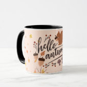 Feiern Sie die gemütliche Herbstsaison mit einem m Tasse (Vorderseite Links)