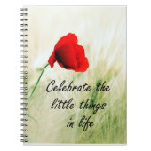 "Feiern Sie die Kleinigkeits-" persönliche Notizblock (Vorderseite)