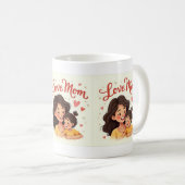Feiern Sie die Liebe der Mama mit einer gemütliche Kaffeetasse (VorderseiteRechts)