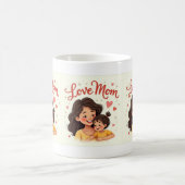 Feiern Sie die Liebe der Mama mit einer gemütliche Kaffeetasse (Mittel)