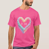 Feiern Sie die Liebe mit der "Heartfel Connection" T-Shirt (Vorderseite)