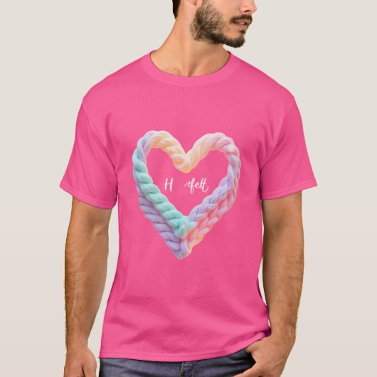 Feiern Sie die Liebe mit der "Heartfel Connection" T-Shirt (Vorderseite)