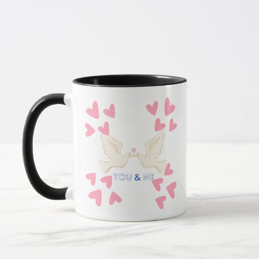 Feiern Sie die Liebe mit dieser Tasse (Links)