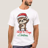 Feiern Sie die Magie der Heiligen Weihnachten T-Shirt (Vorderseite)