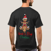 Feiern Sie die Magie der Weihnachtsmagic-Cookies T-Shirt (Rückseite)