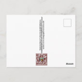 "Feiern Sie die Natur" im Stil! Postkarte (Rückseite)