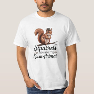 Feiern Sie die Natur mit Eichhörnchenkunst T-Shirt