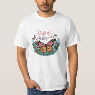 Feiern Sie die Natur mit schönen Schmetterlingsdes T-Shirt