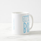 Feiern Sie die neue Baby Boy Baby Dusche Tasse (VorderseiteRechts)