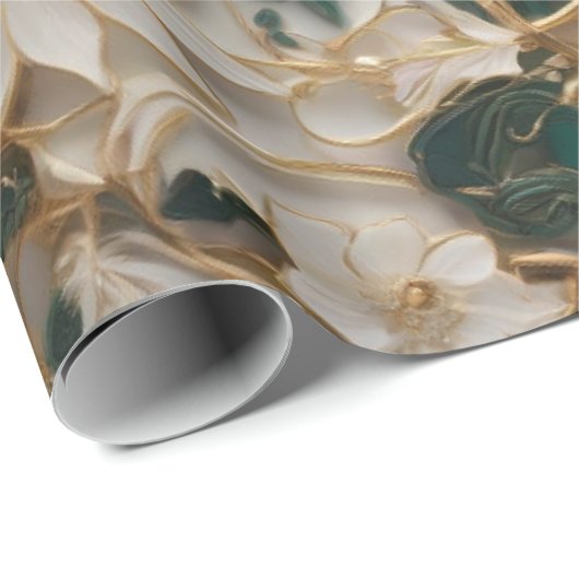 Feiern Sie die Saison mit unserem Holiday Elegance Geschenkpapier (Rolleneckpunkt)