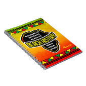 Feiern Sie die schwarze Geschichte mit Afrika Kart Notizblock (Rechte Seite)