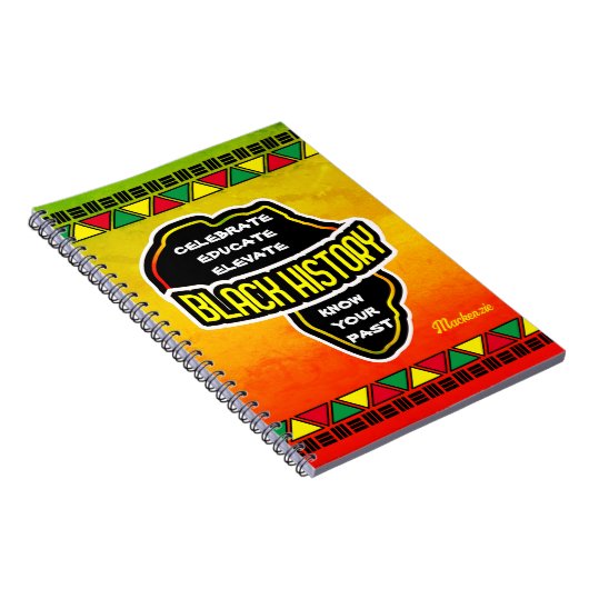 Feiern Sie die schwarze Geschichte mit Afrika Kart Notizblock (Rechte Seite)