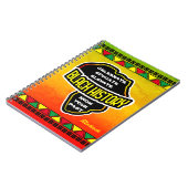 Feiern Sie die schwarze Geschichte mit Afrika Kart Notizblock (Linke Seite)