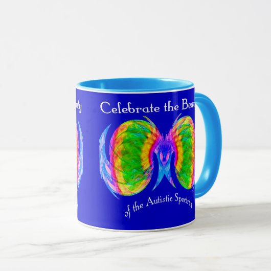 Feiern Sie die Spektrum-Tassen Tasse (VorderseiteRechts)