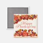 Feiern Sie die Zeit der Dankbarkeit mit unserem Magnet (Vorderseite/Rückseite)