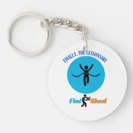 Feiern Sie die Ziellinie mit kühne, energetische S Schlüsselanhänger