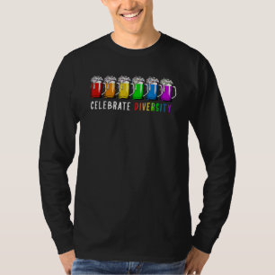 Feiern Sie Diversitätsbier Trinken Lgbt Bier Schwu T-Shirt