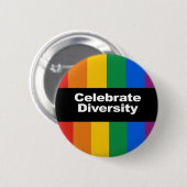 Feiern Sie Diversity 2 Button (Vorne & Hinten)