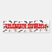 FEIERN SIE DIVERSITY AUTOAUFKLEBER (Vorne)