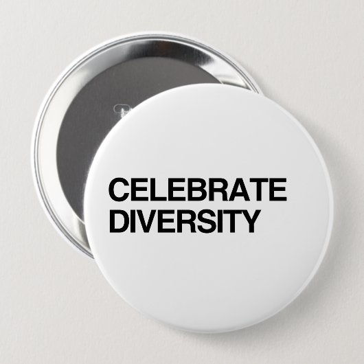 FEIERN SIE DIVERSITY BUTTON (Vorne & Hinten)