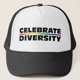 Feiern Sie Diversity-Hut Truckerkappe