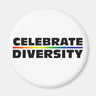 Feiern Sie Diversity Magnet