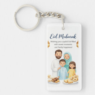 Feiern Sie Eid mit dieser einzigartigen Medaille Schlüsselanhänger