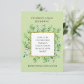 Feiern Sie eine Einladung zum neuen Abschluss (Stehend Vorderseite)