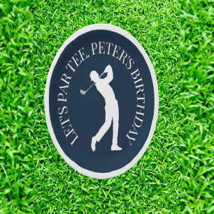 Feiern Sie einen Geburtstag mit einem Golf-Themed Pappteller