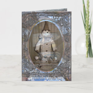 Feiern Sie einen Schnee-Tag! Kundengerecht Feiertagskarte