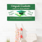 Feiern Sie es! Master-Grad-Abschluss Banner (Insitu)