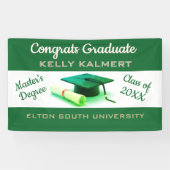 Feiern Sie es! Master-Grad-Abschluss Banner (Horizontal)