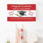 Feiern Sie es! Master-Grad-Abschluss Banner (Insitu)