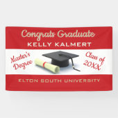 Feiern Sie es! Master-Grad-Abschluss Banner (Horizontal)