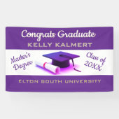 Feiern Sie es! Master-Grad-Abschluss Banner (Horizontal)