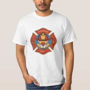 Feiern Sie Feuerwehrleute mit einzigartigen Design T-Shirt
