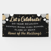 Feiern Sie! Fun Confetti Class Wiedersehen-Banner Banner (Horizontal)