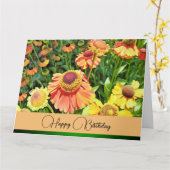 Feiern Sie - Geburtskarte Karte (Gelbe Blume)