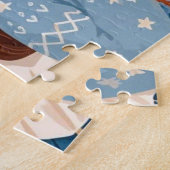 Feiern Sie gemütliche Nächte aus Strickdecke Puzzle (Seite)