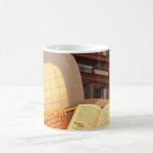 Feiern Sie gemütliche Nächte aus Strickdecke und w Kaffeetasse (Mittel)