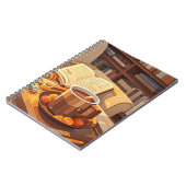 Feiern Sie gemütliche Nächte aus Strickdecke und w Notizblock (Linke Seite)