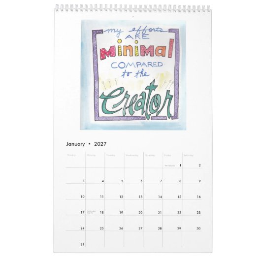 Feiern Sie Glauben-Kalender Kalender (Jan 2027)