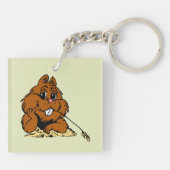 Feiern Sie Groundhog Day Schlüsselanhänger (Rückseite)