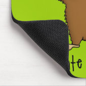Feiern Sie Ihr Bibermousepad Mousepad (Ecke)