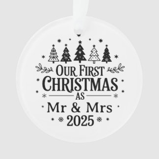 Feiern Sie Ihr erstes gemeinsames Weihnachten mit Ornament
